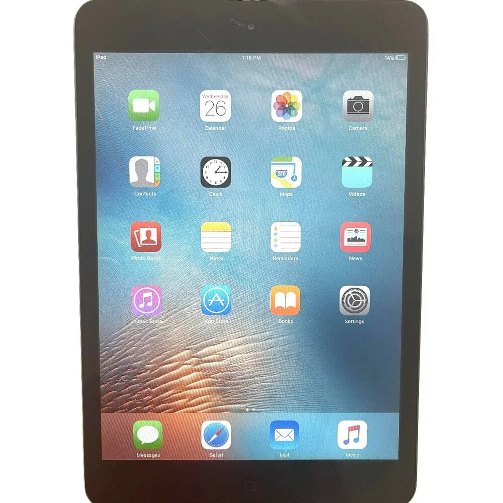 Apple iPad Mini 1st Gen 16GB Wi-Fi Black A1432 With Charger Great Condition